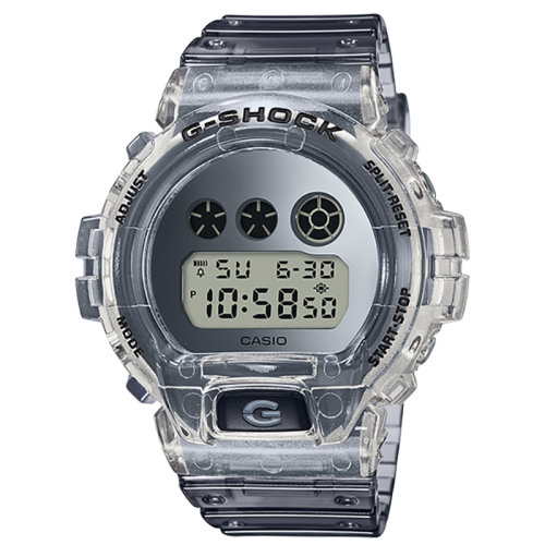 casio/卡西欧 g-shock系列 防水200米 el照明 透明表身 撞色设计 运动