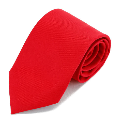 hermes(爱马仕) #红色桑蚕丝领带 146*8cm