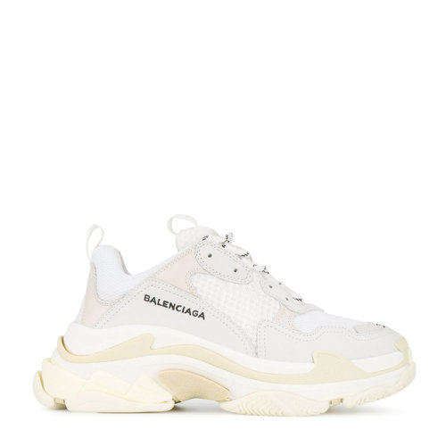 balenciaga/巴黎世家 女士triple s白色老爹鞋运动休闲鞋 524036-w09