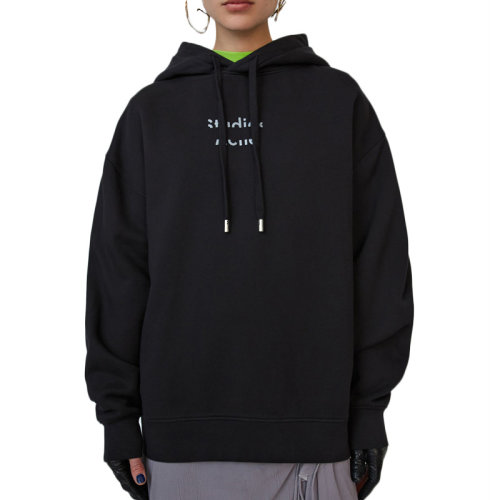 acne studios/acne studios 女士黑色棉质卫衣 ai0037-black