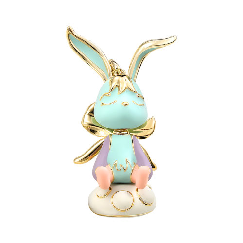 星际熊埃莉诗兔毛衣链长款甜美卡通兔子吊坠百搭挂件配饰简约项链