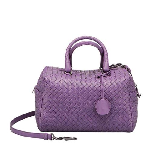 bottega veneta/葆蝶家 女士紫色皮质手提包386496v00165281