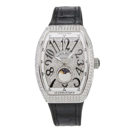 现货franckmuller法兰克穆勒v32scatfol后镶钻女士自动机械腕表99新