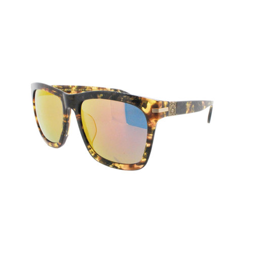 ed hardy/ed hardy 玳瑁色板材太阳眼镜 eh1046 c brown horn