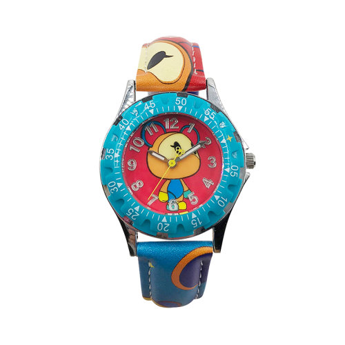 星际熊手表中性时尚数字指针双机芯多功能led夜光学生电子手表