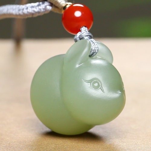 印象眸/印象眸 【玉雕大师冀克正工作室作品】和田玉生肖鼠吊坠 鼠你