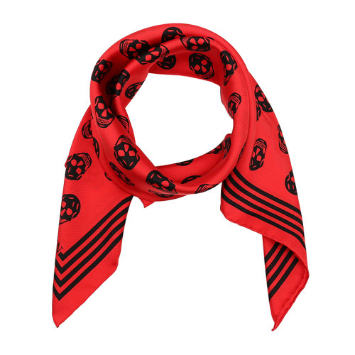 alexander mcqueen/亚历山大麦昆女士骷髅提花方丝巾5909293001q