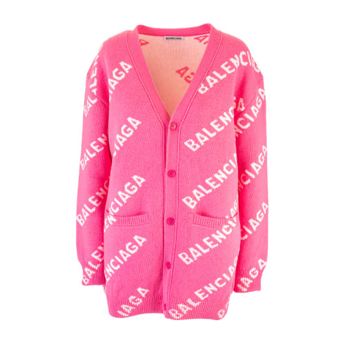 balenciaga(巴黎世家) 20年秋冬 百搭 女士针织衫/毛衣 粉色 s