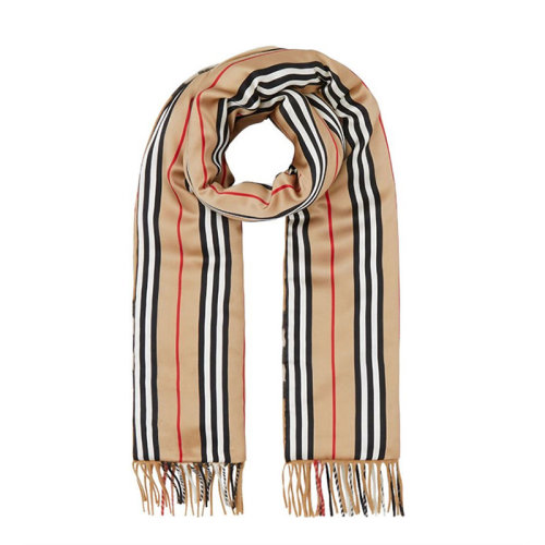 burberry/博柏利 巴宝莉男女同款条纹流苏围脖围巾 80243741