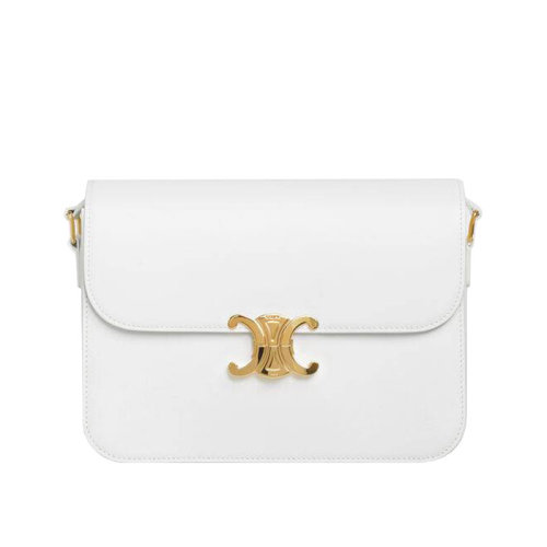 【celine赛琳 单肩包】celine/赛琳 女士白色单肩包 187353bf4.01bc【