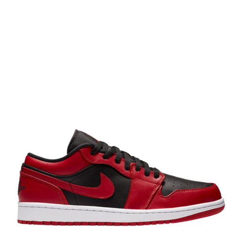nike/耐克 air jordan 1 low 男女同款 aj1 黑红 反转禁穿 低帮