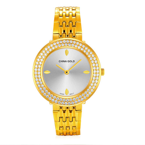 china gold/中国黄金足金au999腕表 金典系列 时尚女表 送女友 生日