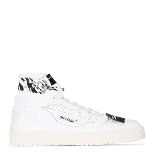 off white/off white【20秋冬新款】男士皮革橡胶logo贴花箭形标识