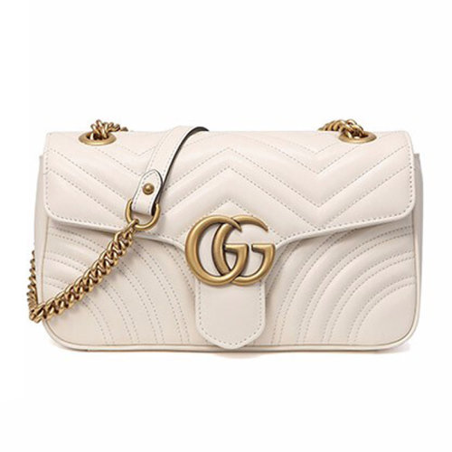 gucci/古驰 女包gg marmont牛皮单肩链条包 t443497 dtdid 9022