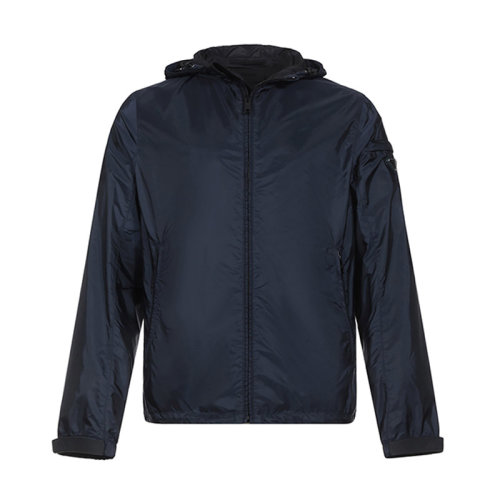 【现货秒发】prada/普拉达 男士夹克 男士锦纶连帽夹克外套上衣 sgb