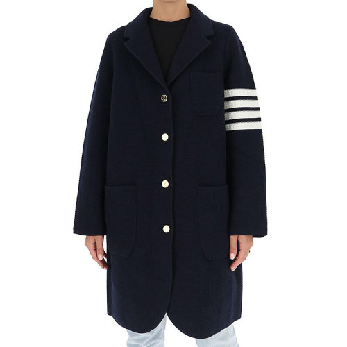 thom browne/thom browne 20年秋冬 百搭 女性 海军蓝 女士大衣 fkj