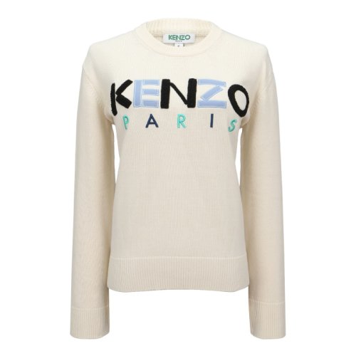 kenzo/高田贤三 黑色 米白色 女卫衣 fa52pu507 808