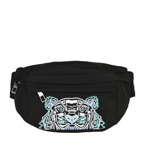 kenzo/高田贤三 20年秋冬 百搭 男性 黑色 腰包 5sf305f20#99e