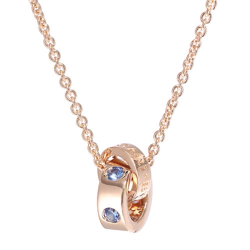 bvlgari(宝格丽) bvlgari系列18k金蓝宝石/沙弗莱石项链