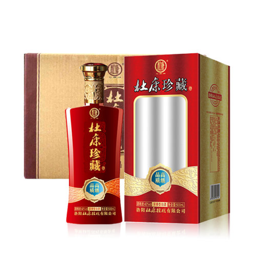 杜康 杜康珍藏白酒 42度/52度可选 500ml*6瓶整箱装 浓香型白酒