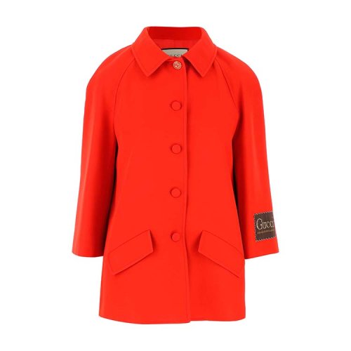 gucci/古驰 20年秋冬 百搭 女性 红色 女士大衣 619359 zad88 6497
