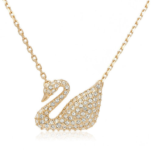 swarovski/施华洛世奇 女士swan银色天鹅锁骨链项链 5063921