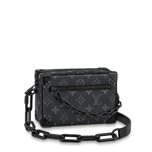 louis vuitton/路易威登 mini soft trunk链条包 帆布/配皮 m44735