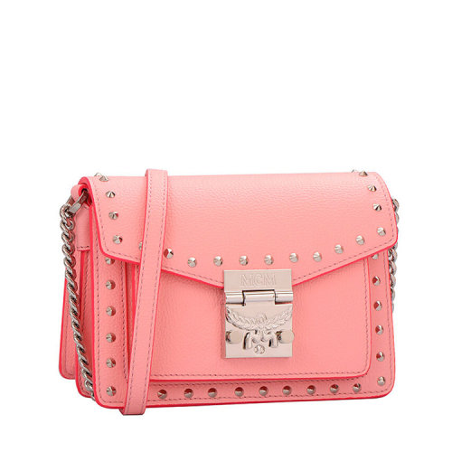 mcm/mcm 20年秋冬 百搭 女性 粉色 斜挎包 mwr9spa13qb