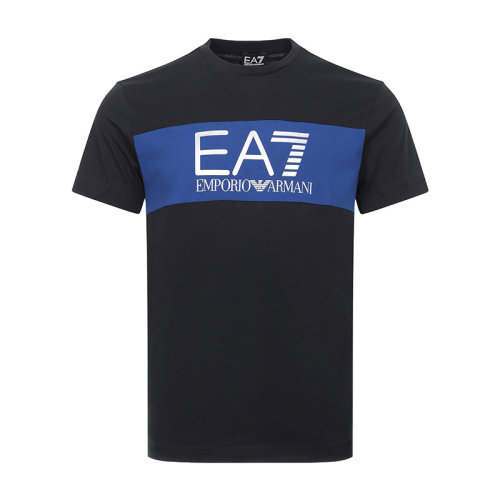 ea7/ea7 男士短袖t恤 男士棉质圆领短袖t恤 6zpt20 pj02z
