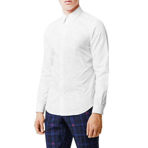 【瑕疵折扣】burberry/博柏利 burberry服装 巴宝莉 男装 衬衣 白