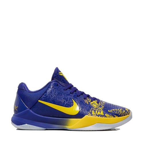 nike/耐克 kobe 5 protro 男款 科比5 五冠王 湖人紫金 男子篮球鞋 cd