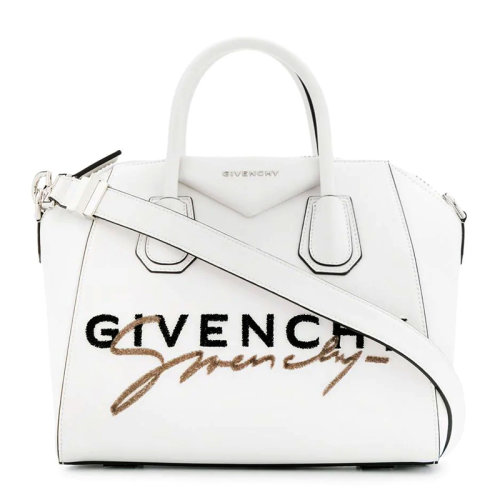 givenchy/纪梵希 20秋冬 女士牛皮logo标识单肩包斜挎包手提包