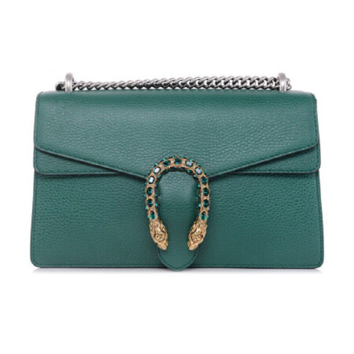 gucci/古驰 dionysus 中号皮质肩背包单肩斜挎包链条包酒神包 400249