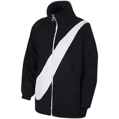 nike/耐克 20年秋冬 big swoosh 男女同款 大勾子logo 羊羔绒毛