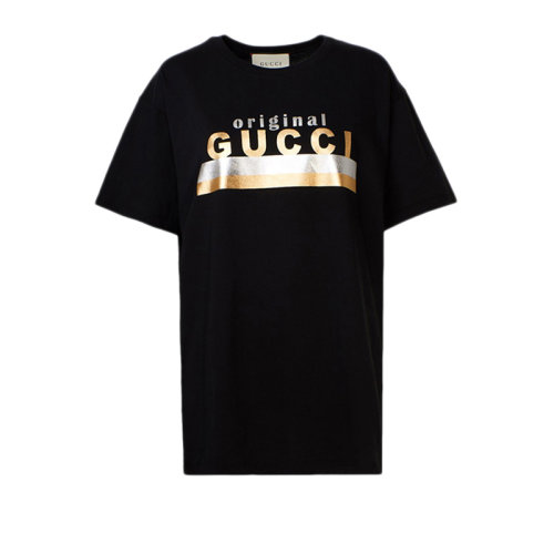 gucci/古驰 女士黑色短袖t恤 615044-xjcrc-1082
