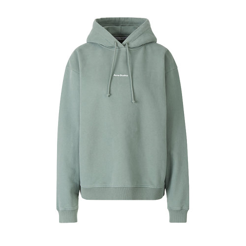 acne studios/acne studios 20年秋冬 百搭 女性 logo 绿色 女卫衣 ai