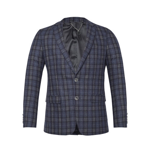 panna/攀娜秋冬时尚复古羊毛保暖外套男士西服