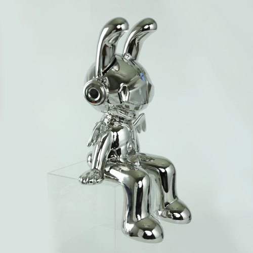 yiwei/已未 昌贵《恶魔兔》陶瓷雕塑艺术品家居礼品手办潮玩 客厅摆件