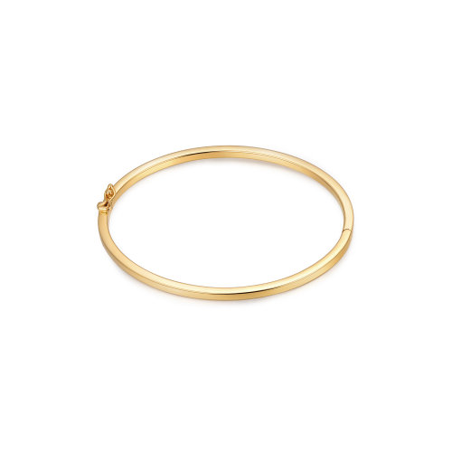 chic chu fine jewelry/即刻寻宝 18k黄金椭圆弹力手镯珠宝时尚百搭送