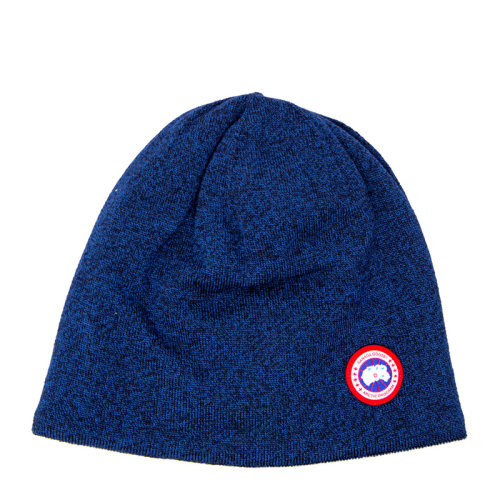【包税】canada goose/加拿大鹅 男士蓝色徽标针织帽毛线帽套头帽帽子