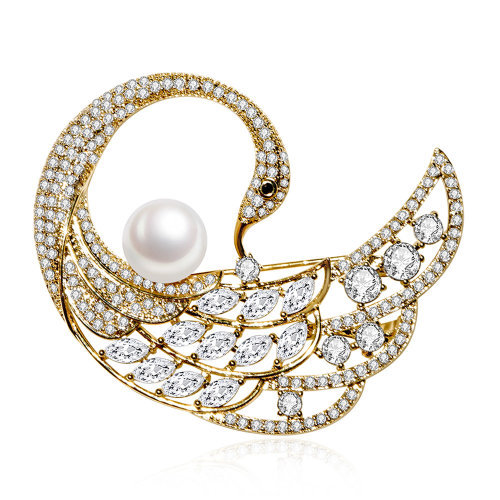 cloris/克劳瑞斯【新品】天鹅胸针 胸花 首饰 礼物