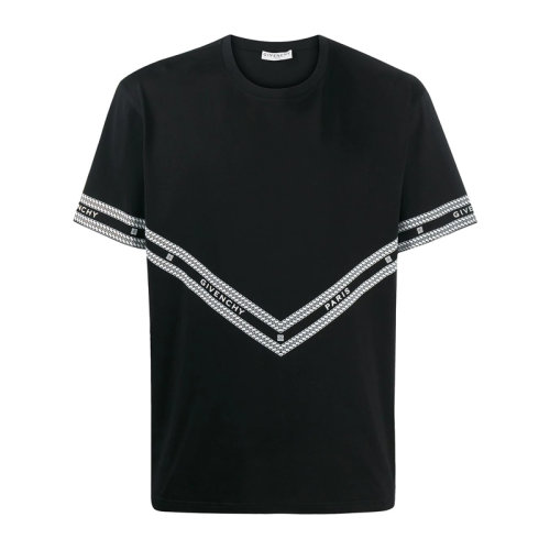 【givenchy纪梵希 男士短袖t恤】givenchy/纪梵希 男装 服饰 黑色圆领