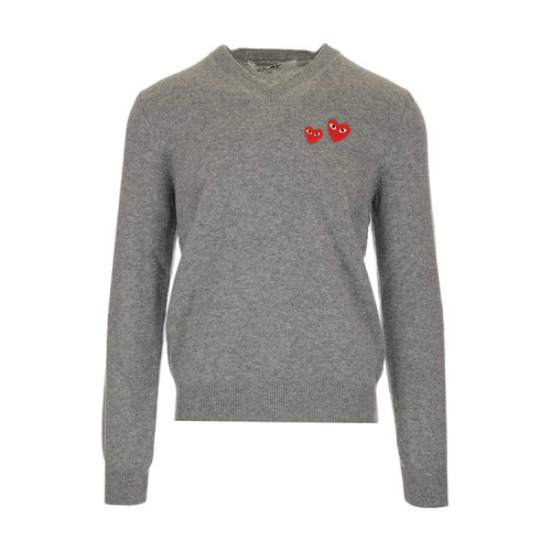 des garcons/川久保玲 20年秋冬 时尚百搭 男性 灰色 男士针织衫/毛衣