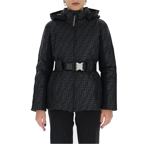 fendi芬迪20年秋冬时尚百搭女性黑色女士羽绒服fan015aeqxf0gme