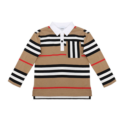 【burberry博柏利 儿童t恤】burberry/博柏利20秋冬男童长袖t恤