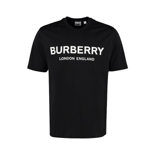 burberry/博柏利 男士黑色棉质短袖t恤 80260161