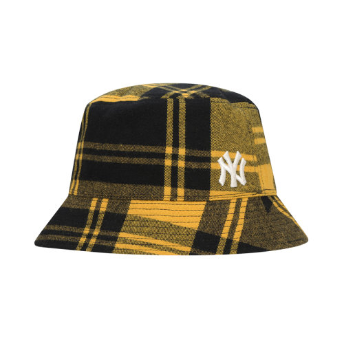 【20新款】mlb 韩国直邮 logo格纹纯色双面用渔夫帽 32cphc011