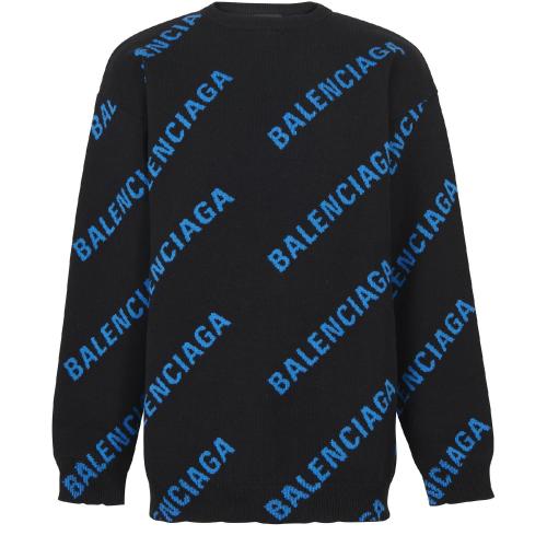 【包邮包税】 balenciaga巴黎世家 21年春夏 男士 针织衫 bal83596bck