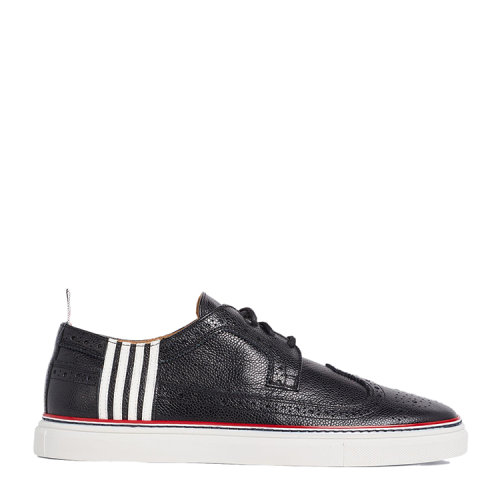 thom browne/thom browne 21 秋冬 4 条纹布洛克板鞋 mfd138b00198