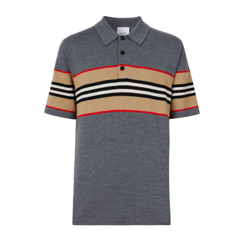 仿巴宝莉polo半袖男款 burberry高仿polo